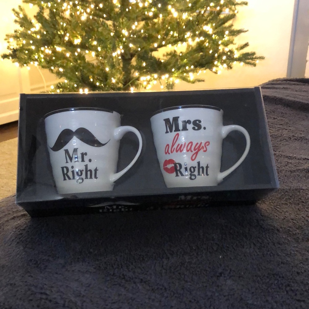 Mr. Right and Mrs. always Right cups